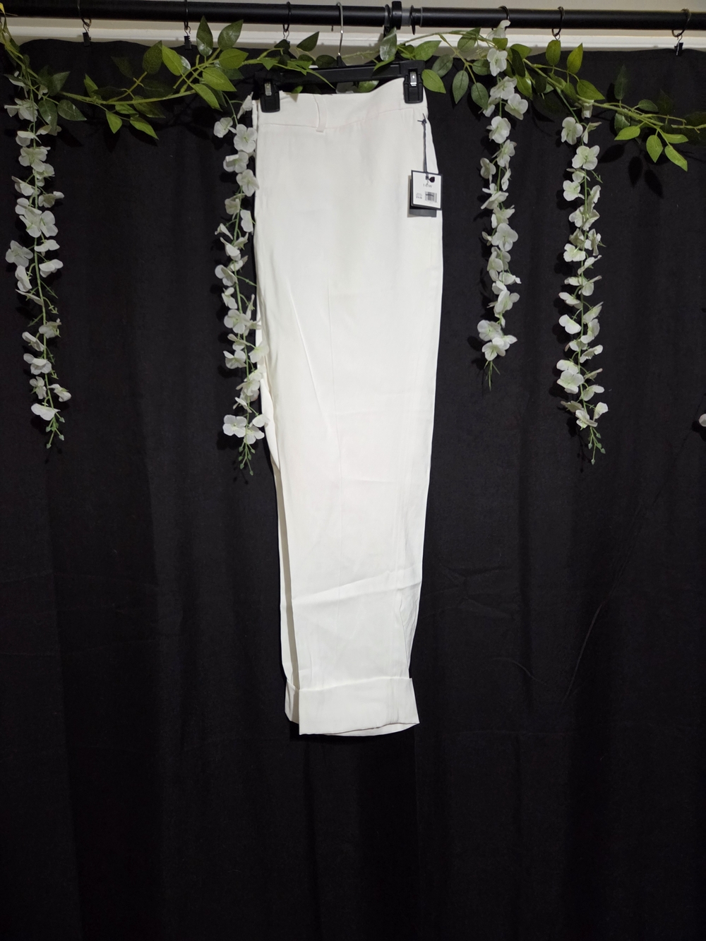 Madison White Women's Tailored Dress Pants